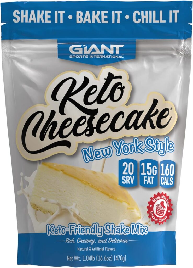 Giant Sports Keto Cheesecake Shake Mix Review – Ketogenic Diet Focus